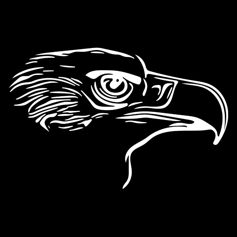 Eleganter Vogel Kopf mit großem Schnabel