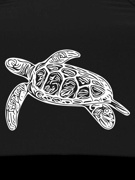 Small floating turtle