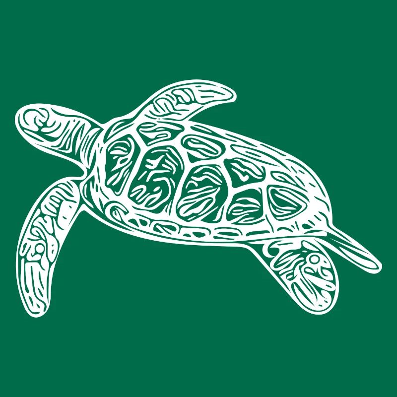 Small floating turtle
