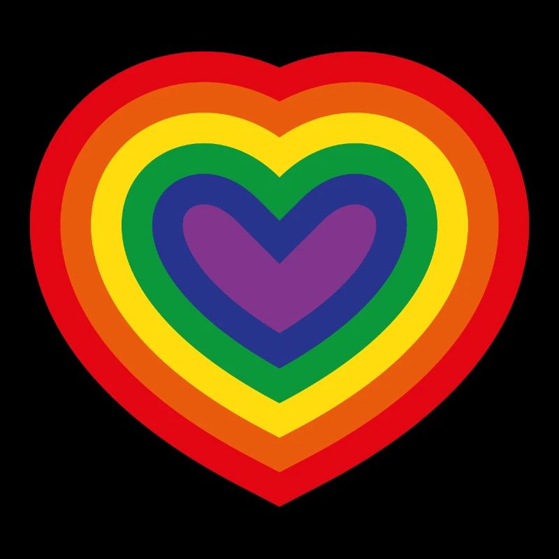 Concentric Pride Heart