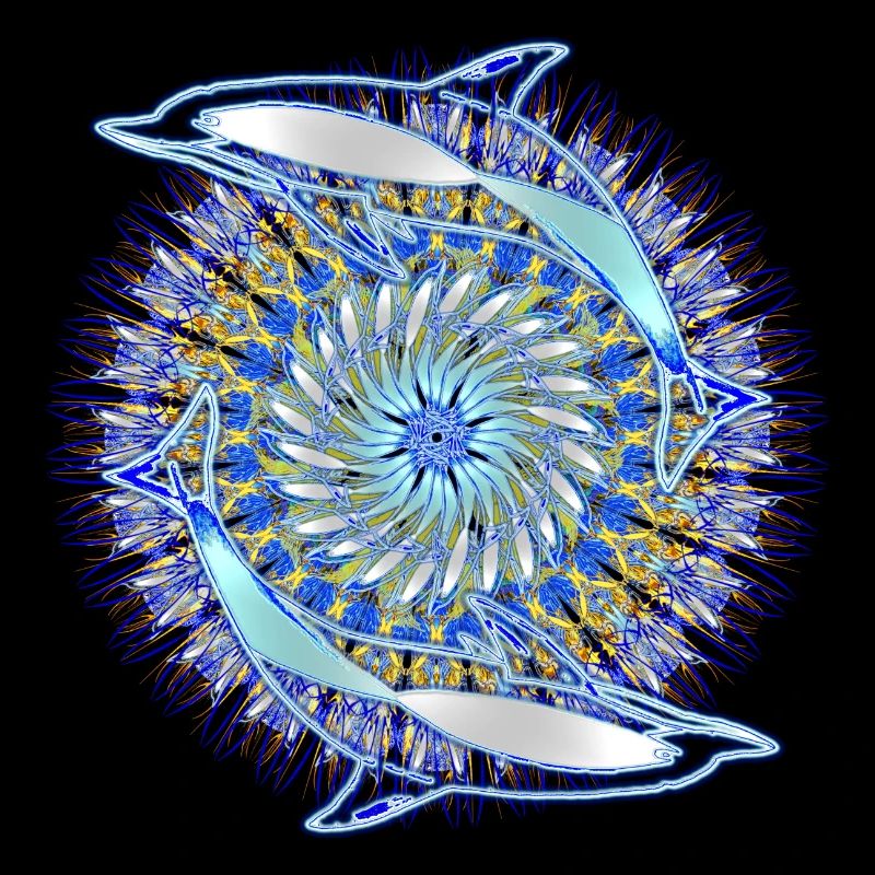 Dolphin Kaleidoscope 10
