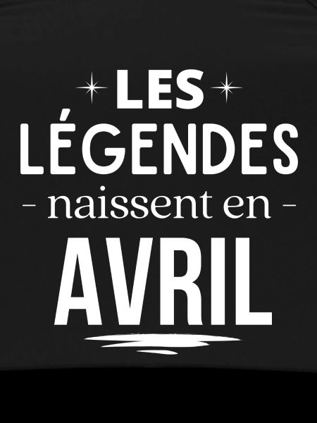 avril, mois de naissance, légende