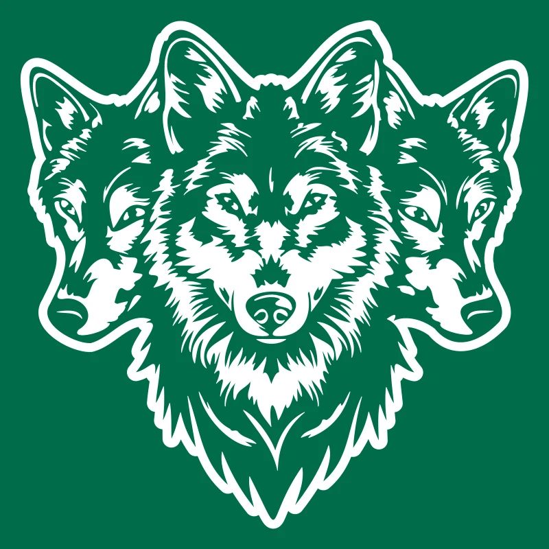 Wolf Pack Wolf Head