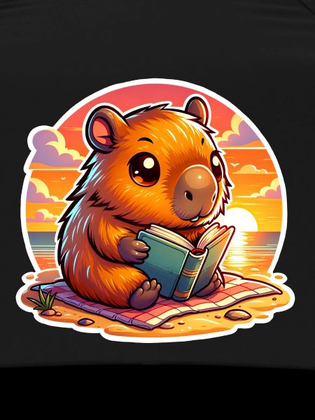 Capybara Reading Books