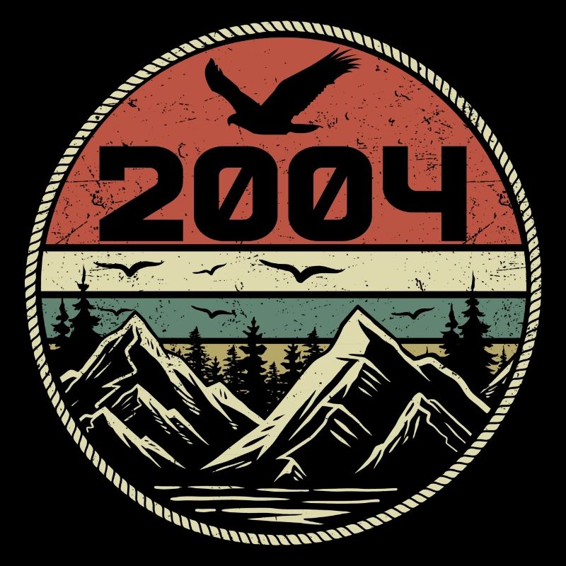 Vintage 2004 Classique 2004 rétro 2004 Cadeau 2004