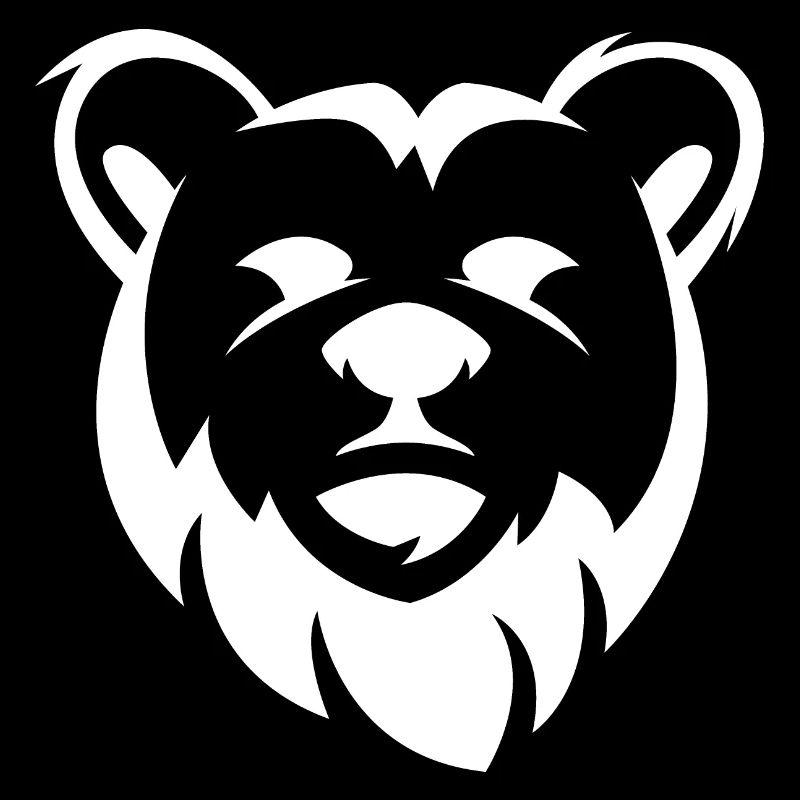 Bear Illustration Comic Cartoon Bears Logo Graphic