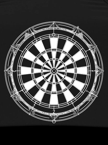 Dartscheibe Skizze