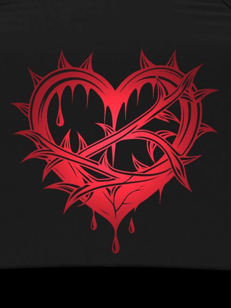 Heart with thorns