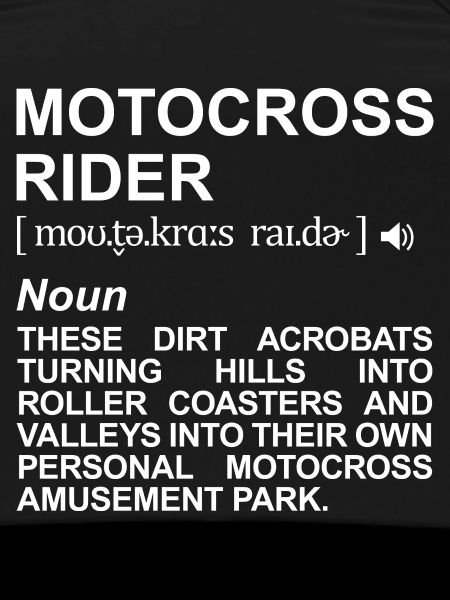 Motocross rider definition