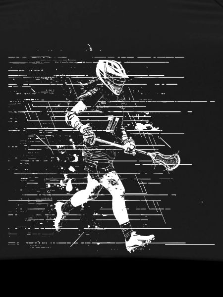 Lacrosse Player Drawing