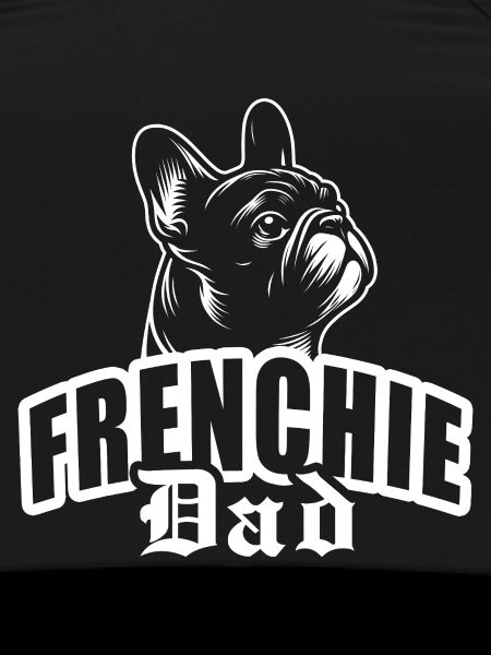 "Frenchie Dad" with dog head