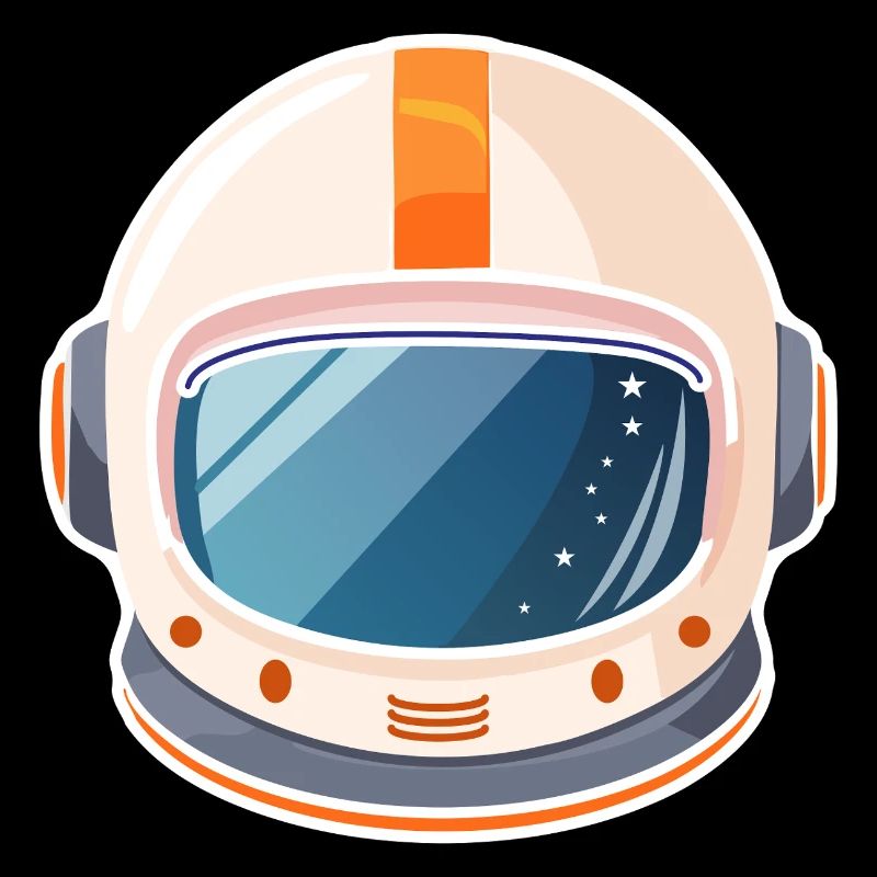 Retro Weltraum Helm