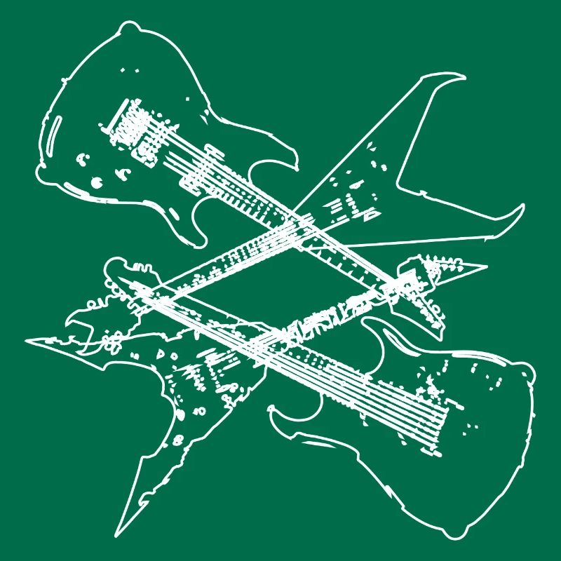 Conception de composition de guitares électriques