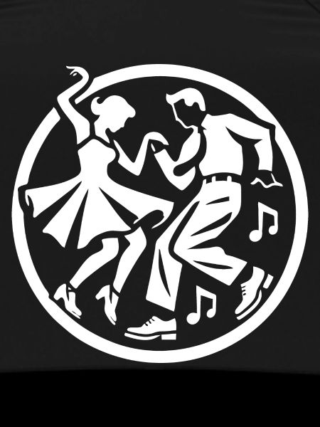 Rock 'n' Roll Silhouette Design