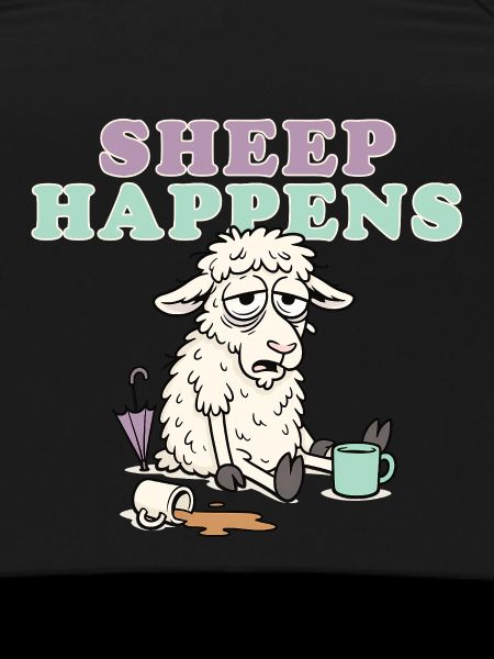 Sheep Happens Pastel Laugh