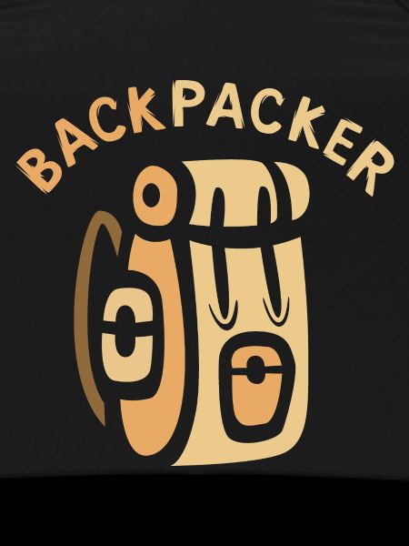 Backpacker Comic Rucksack Design