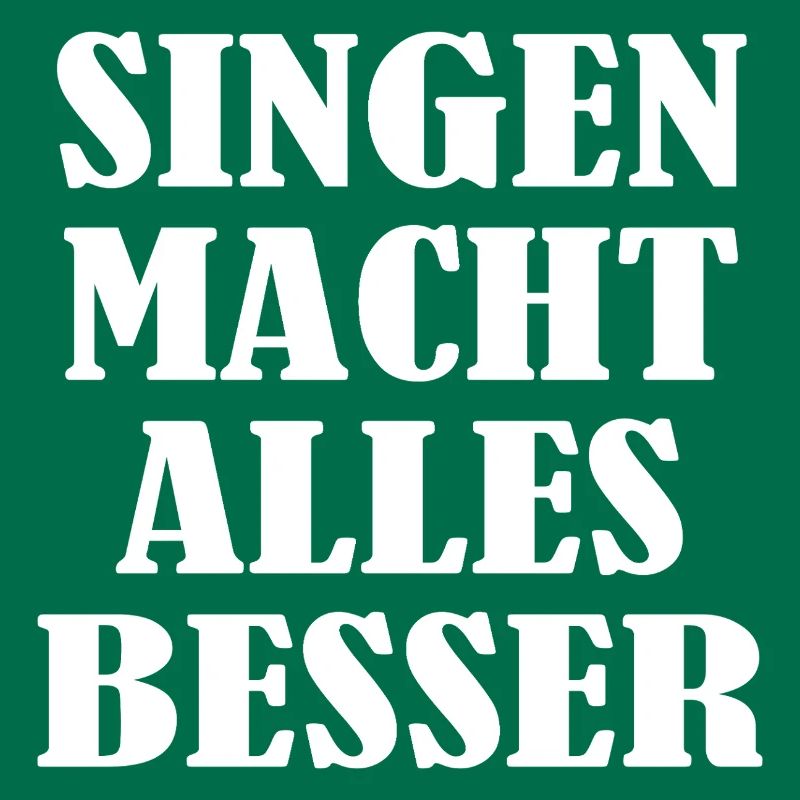 Singing makes everything better