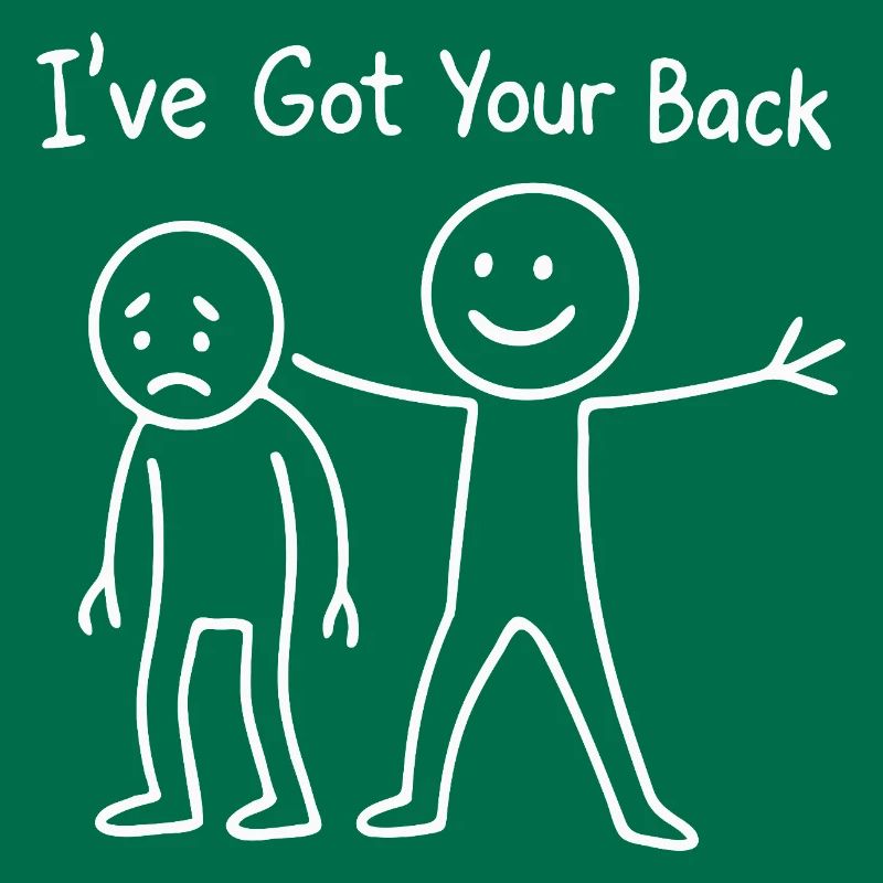 Ich stehe hinter dir: Support-Duo