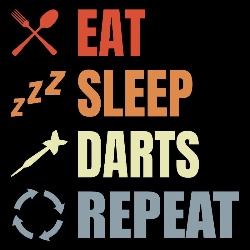 Mange des fléchettes pour dormir Répète