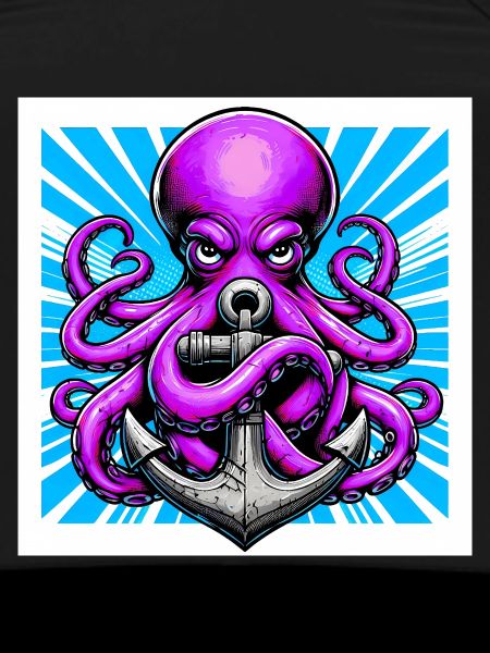 Octopus embraces an Anchor