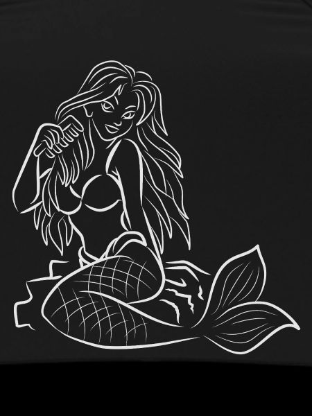 Sirène assise
