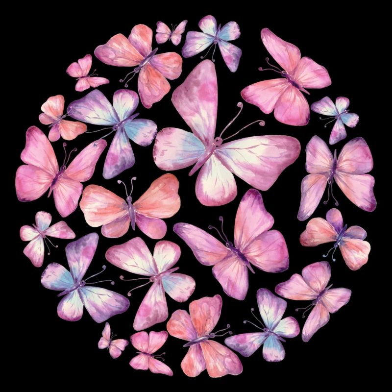 Papillon flottant