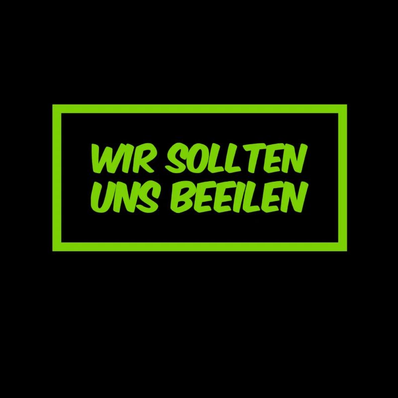 ich beeile mich