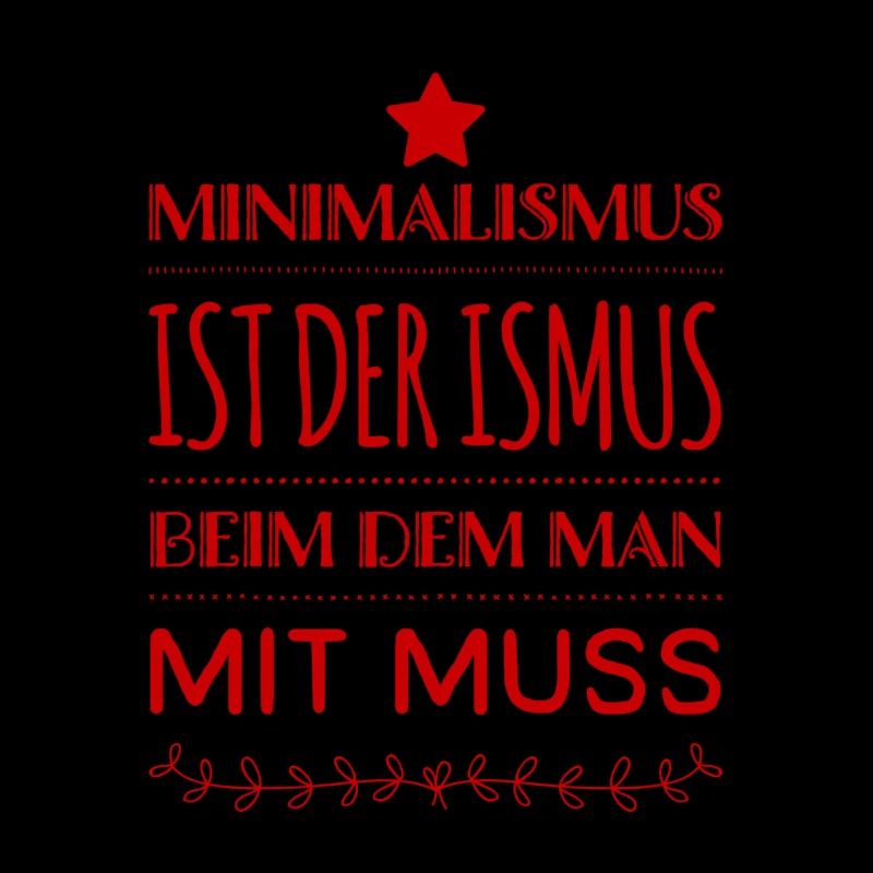 ich lebe minimalistisch