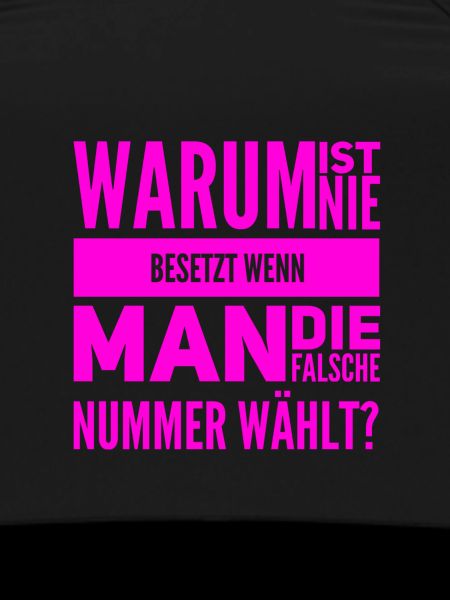die falsche Nummer wählen