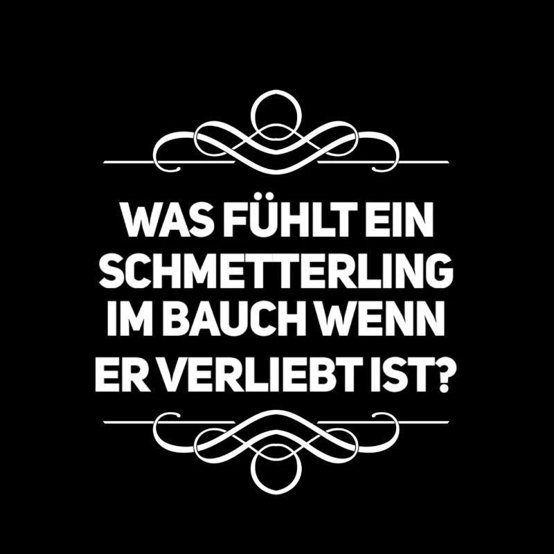 mit Schmetterlingen im Bauch