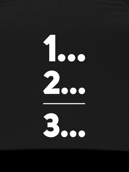 First, second, third