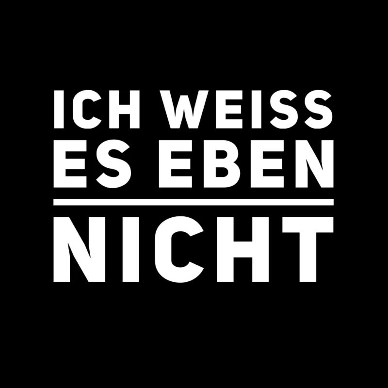 ich habe keinen Plan