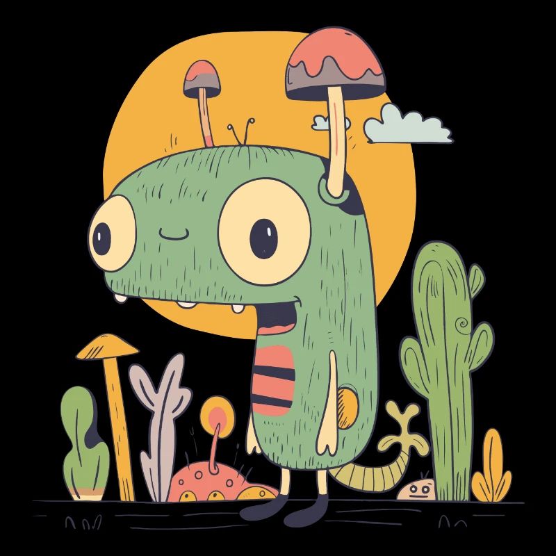 Petit monstre dans la nature | © M2-D2