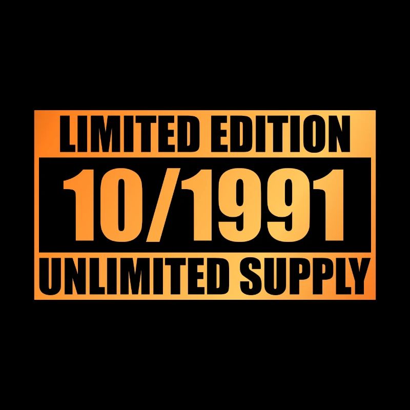 33e anniversaire Édition limitée - ꝏ Approvisionnement 10/1991