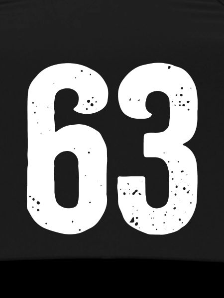 63 Numéros Blanc