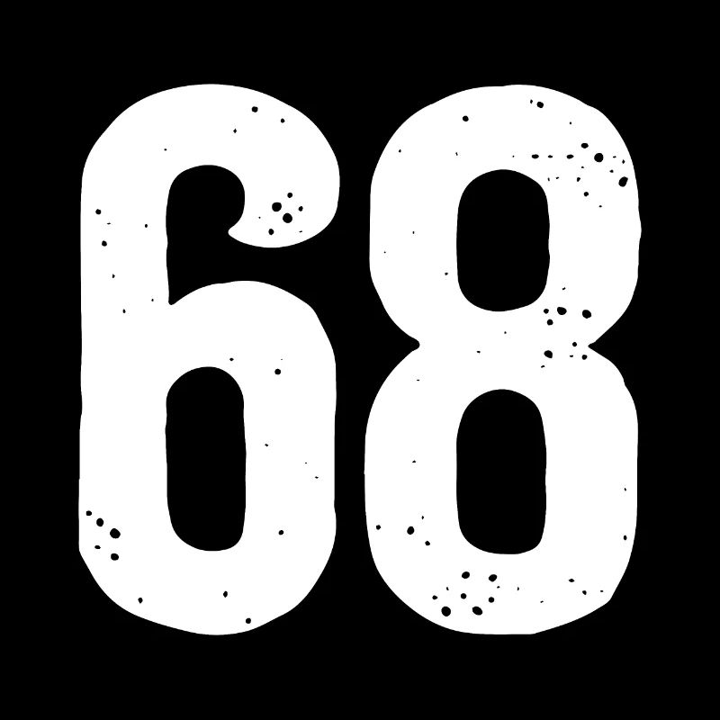 68 Numéros Blanc