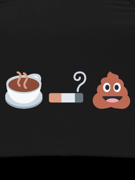 Coffee, cigarette, biscuit