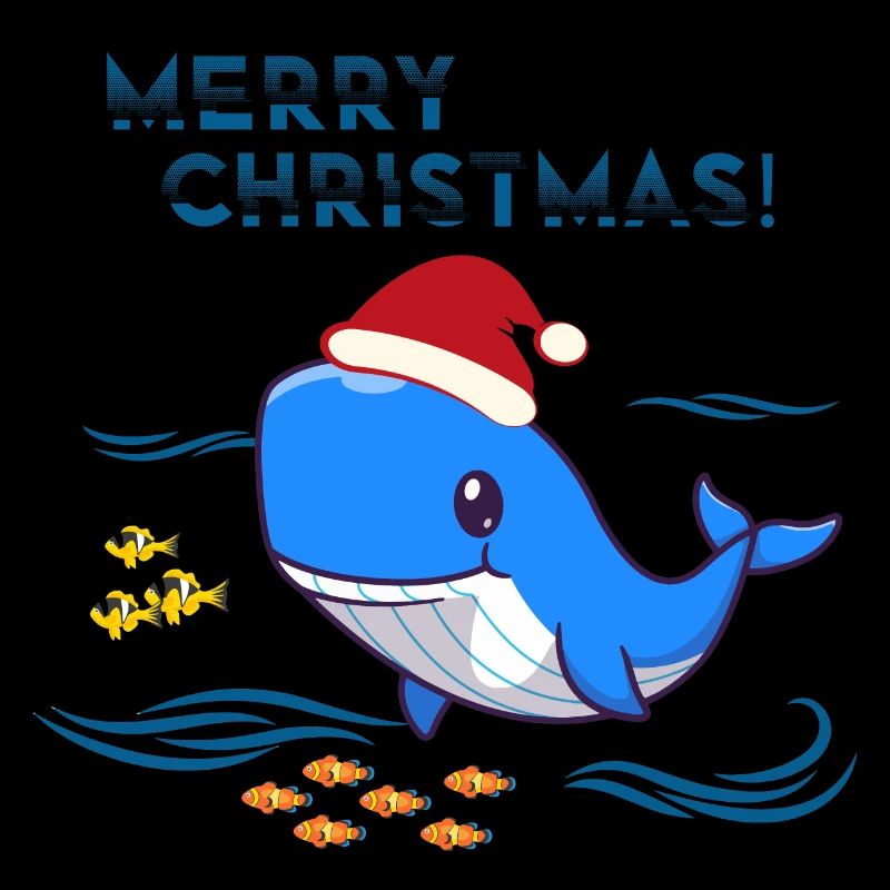 Weihnachten Wal Weihnachtsgeschenk
