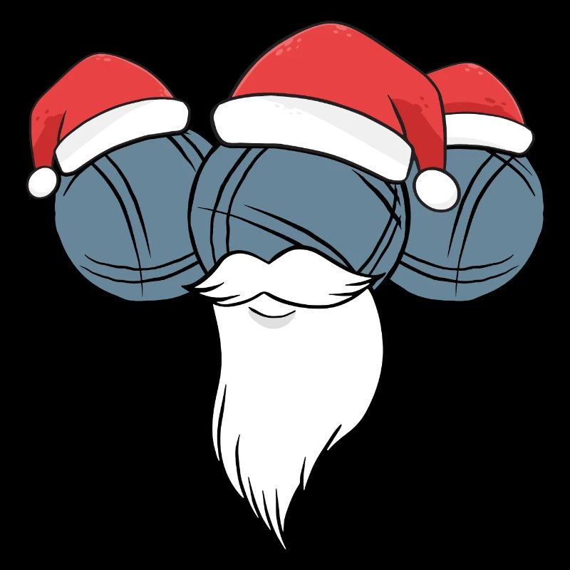 Boule Santa Petanque Outfit for Bouler for boules
