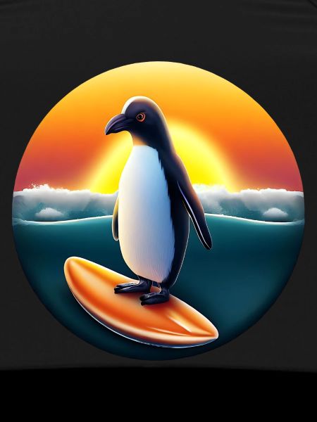 Penguin Surfer