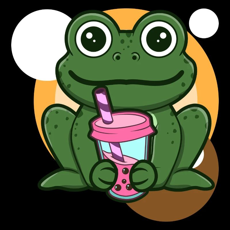 Frog and Bubble Tea