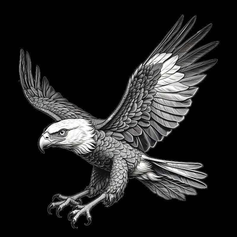 Fliegender Adler, Grafik