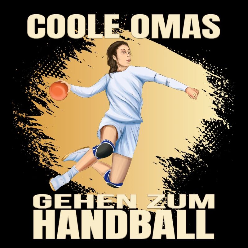 Coole Omas gehen zum Handball
