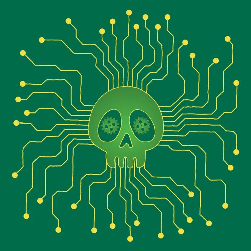 Microprocessor skull