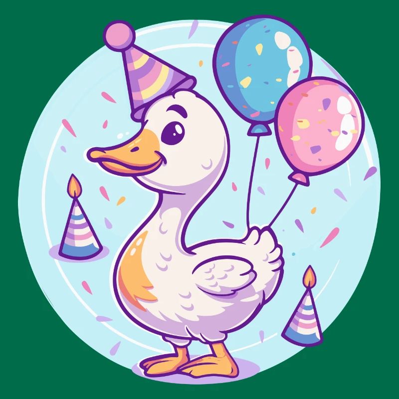 Gans Geburtstag Comic
