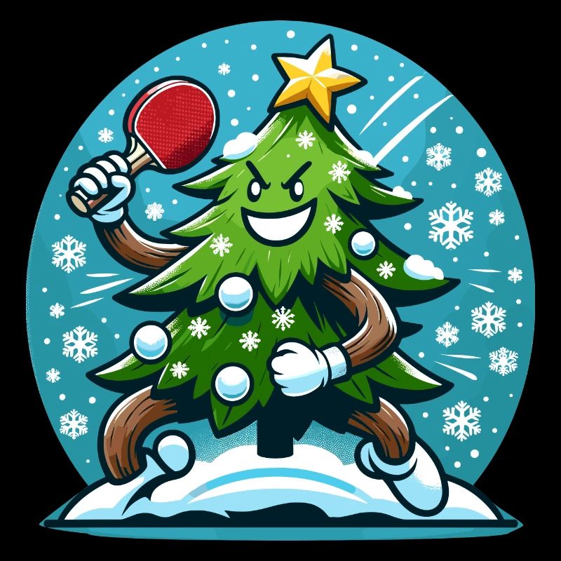 Table Tennis Christmas Tree Costume Christmas Tree