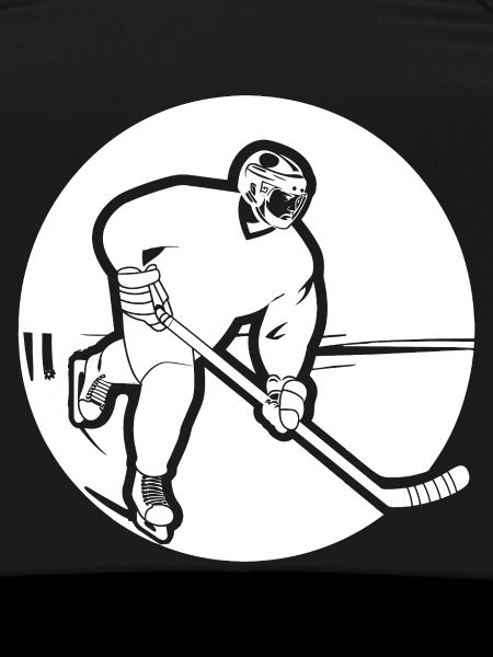 Hockey Player Drawing