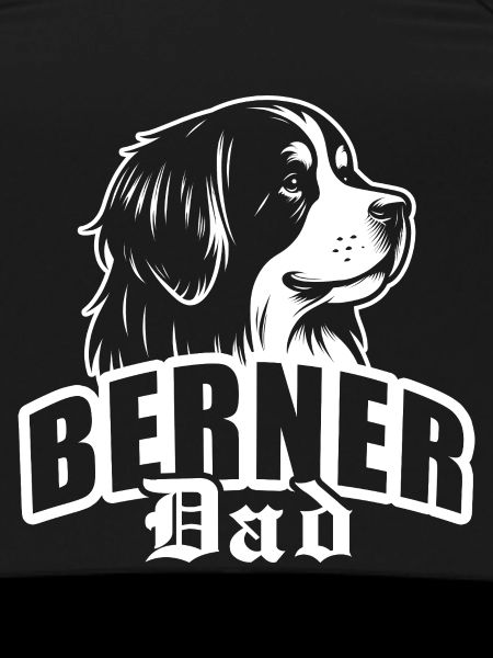 "Berner Dad" mit Hundekopf