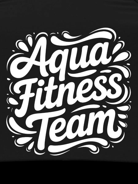 Lettrage d’équipe d’aquaforme