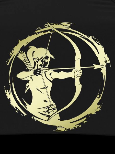 Bogenschießen Silhouette